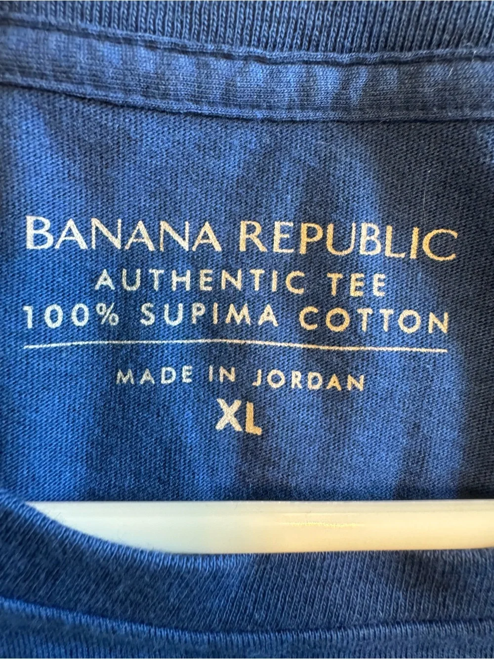 Banana Republic Men's Blue Authentic Tee